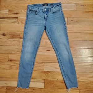 Lucky Brand Raw Hem Skinny Jeans